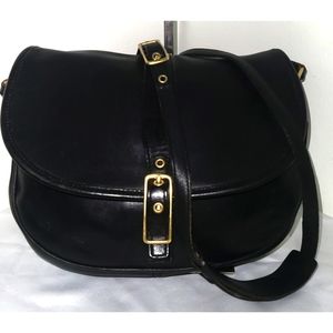Coach 9824 Vintage Legacy West Black Leather Crossbody Bag